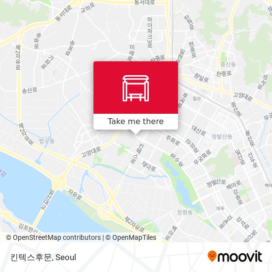 킨텍스후문 map