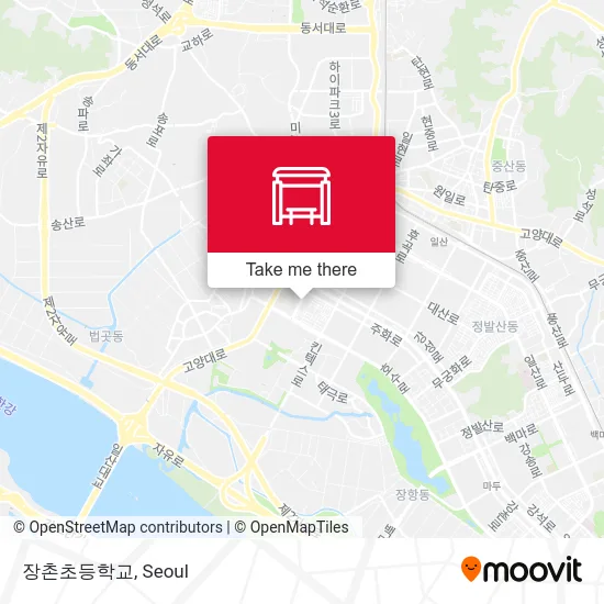 장촌초등학교 map