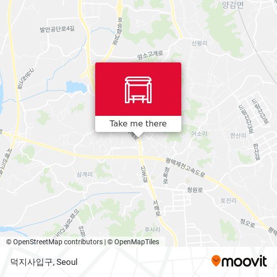 덕지사입구 map
