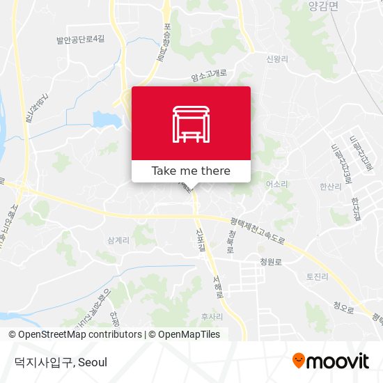 덕지사입구 map