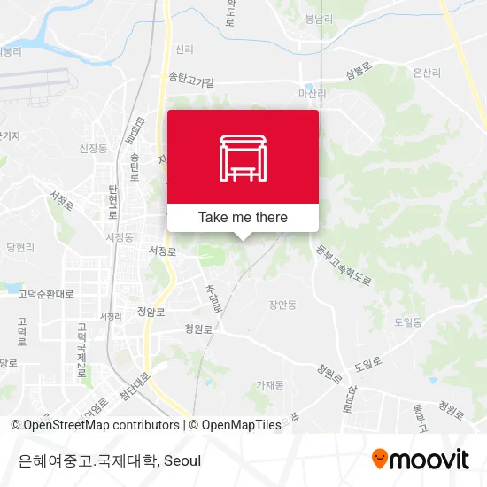 은혜여중고.국제대학 map
