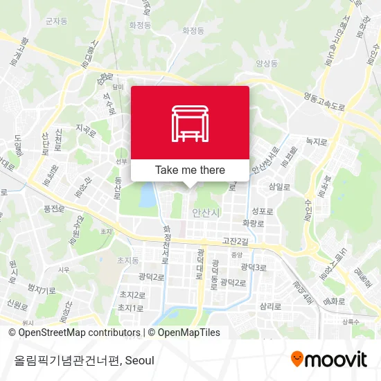올림픽기념관건너편 map
