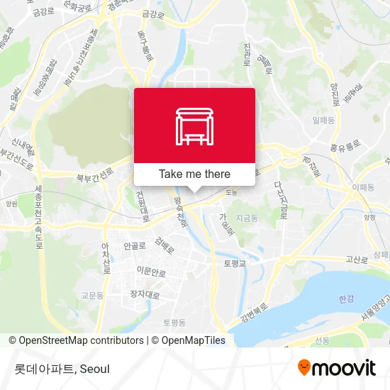 롯데아파트 map