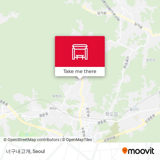 너구내고개 map