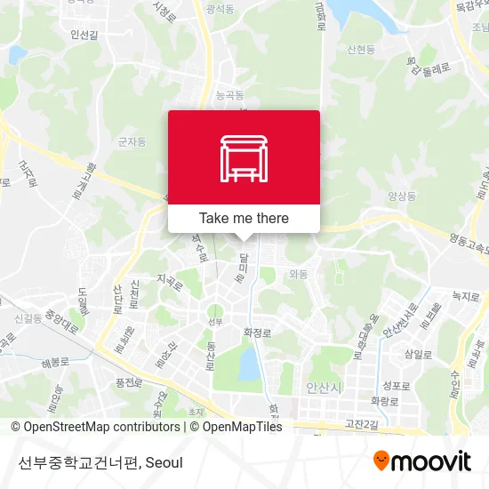 선부중학교건너편 map