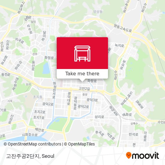 고잔주공2단지 map