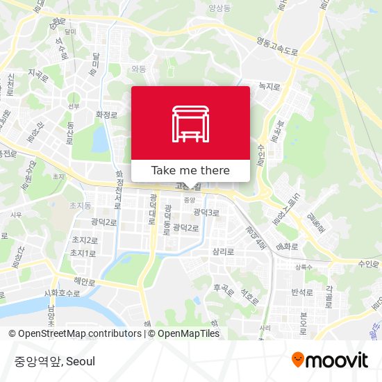 중앙역앞 map