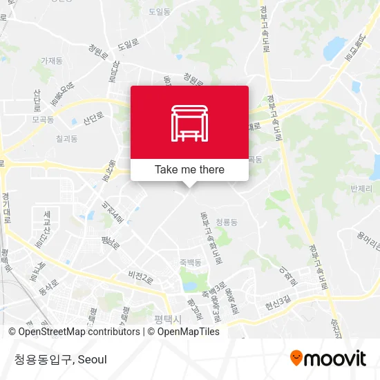 청용동입구 map