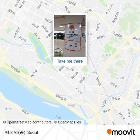 백석역(중) map