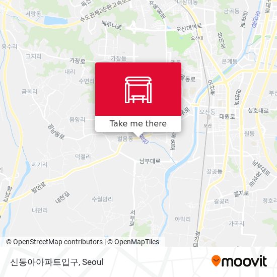신동아아파트입구 map