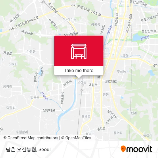 남촌.오산농협 map