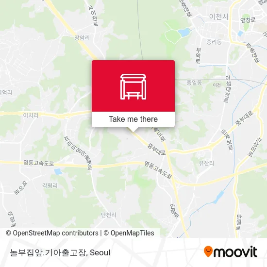 놀부집앞.기아출고장 map