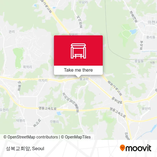 성복교회앞 map