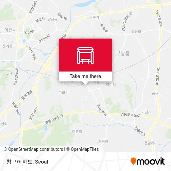 청구아파트 map