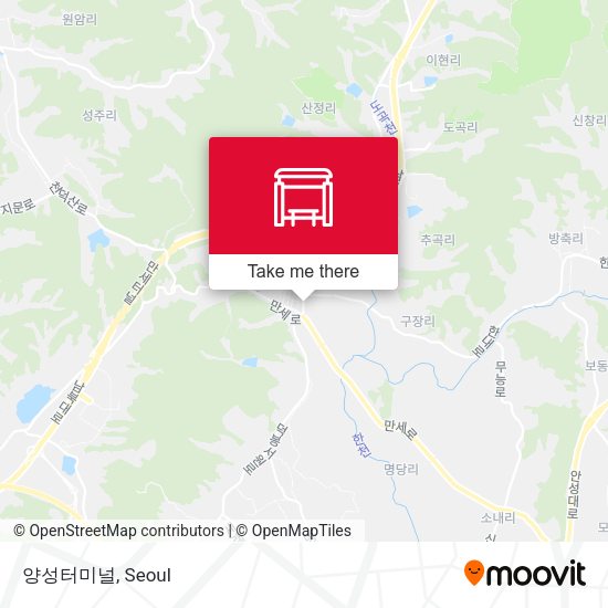 양성터미널 map