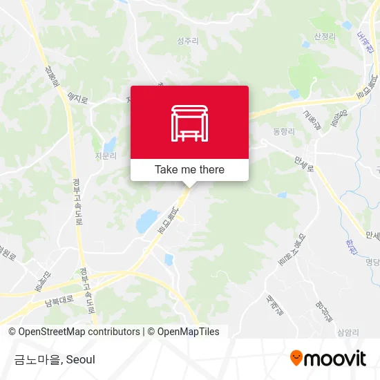 금노마을 map