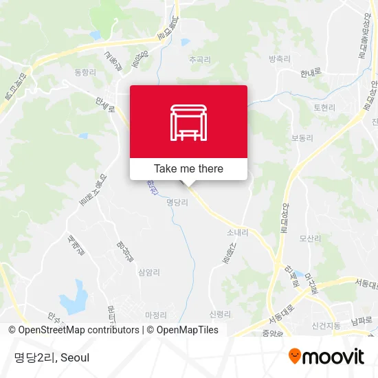 명당2리 map