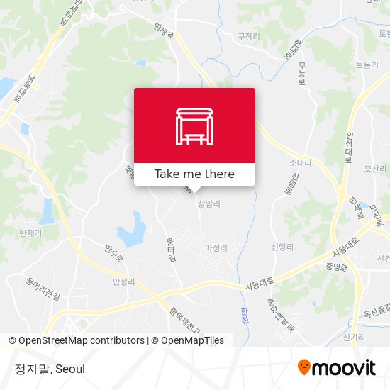 정자말 map
