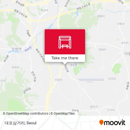 대포삼거리 map