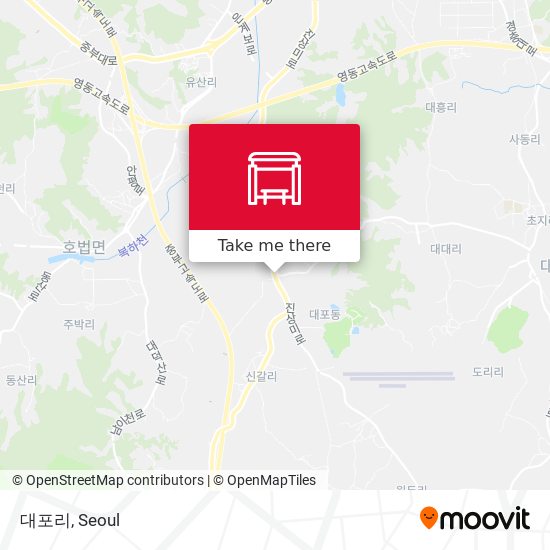 대포리 map