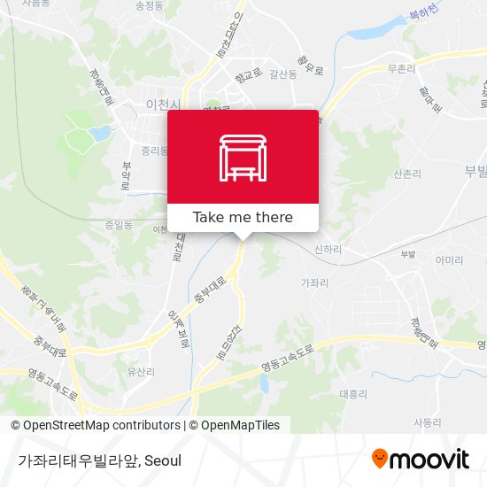 가좌리태우빌라앞 map