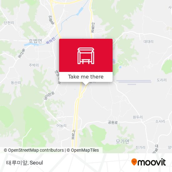 태루미앞 map