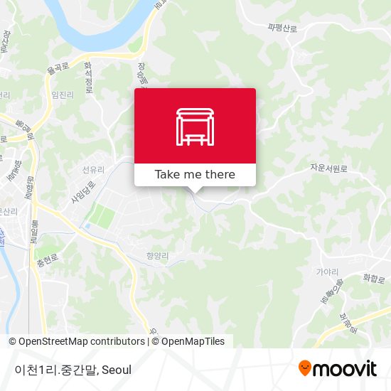 이천1리.중간말 map