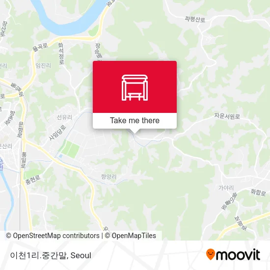 이천1리.중간말 map