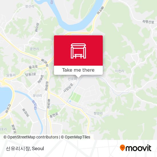 선유리시장 map