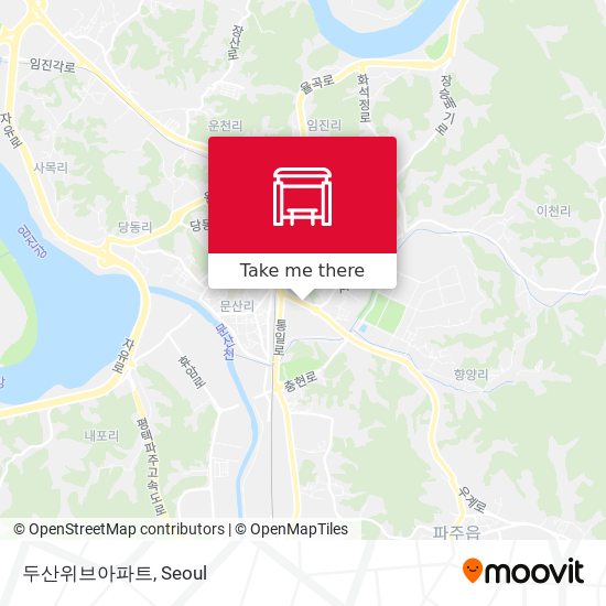 두산위브아파트 map