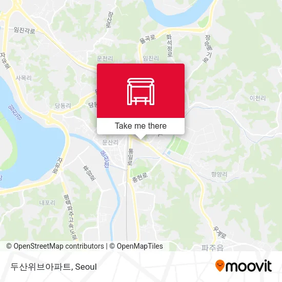 두산위브아파트 map