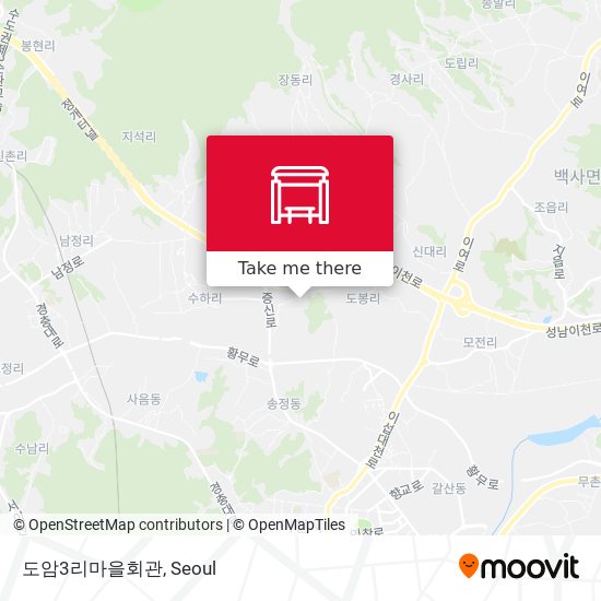 도암3리마을회관 map