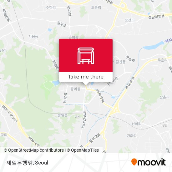 제일은행앞 map