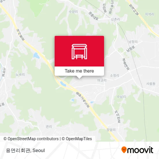 용면리회관 map