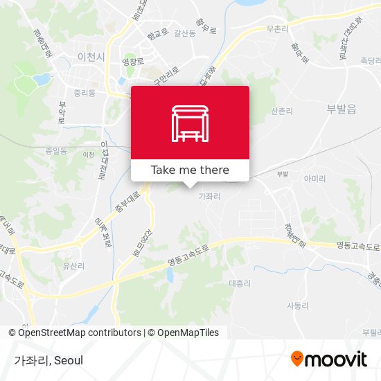 가좌리 map