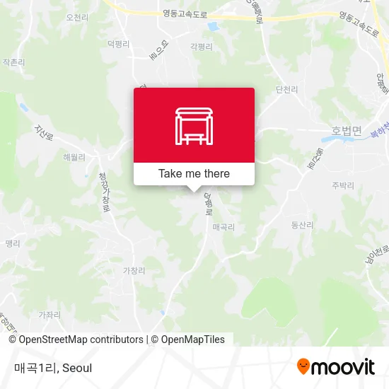매곡1리 map
