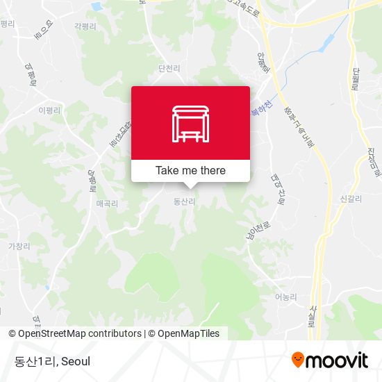 동산1리 map