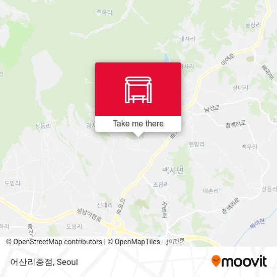 어산리종점 map