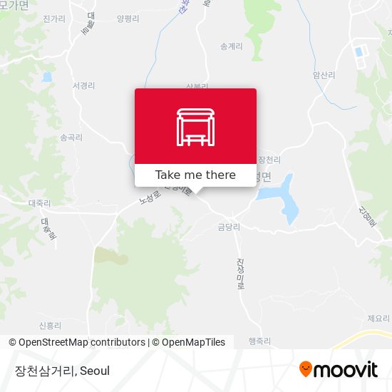 장천삼거리 map