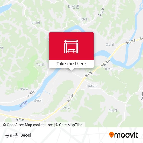 봉화촌 map