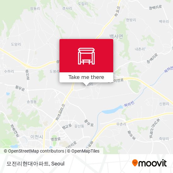 모전리현대아파트 map