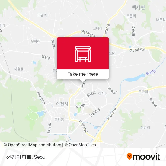 선경아파트 map