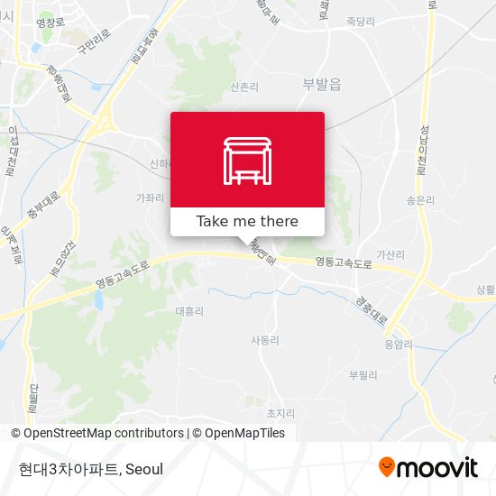 현대3차아파트 map