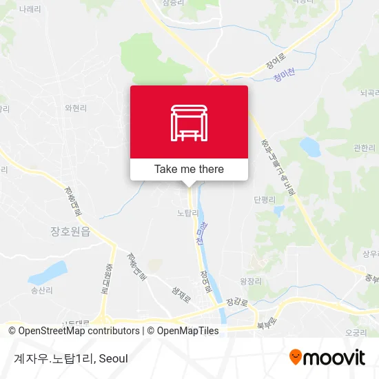계자우.노탑1리 map