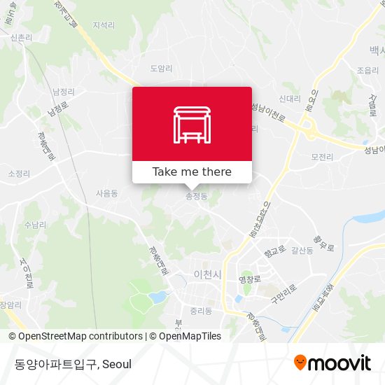 동양아파트입구 map