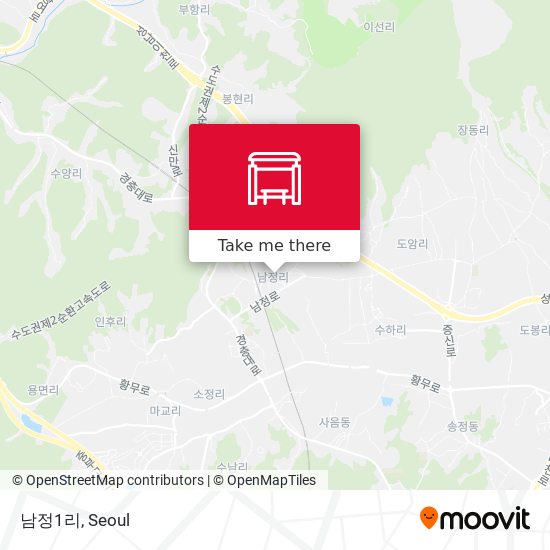 남정1리 map