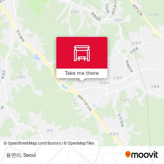 용면리 map