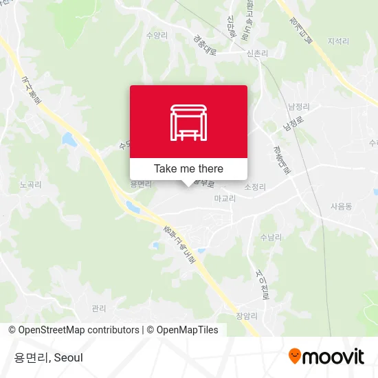 용면리 map