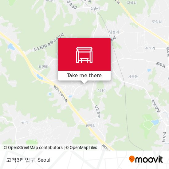 고척3리입구 map