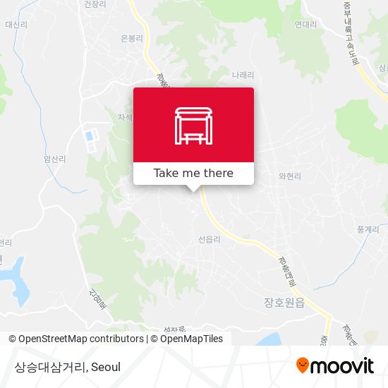 상승대삼거리 map